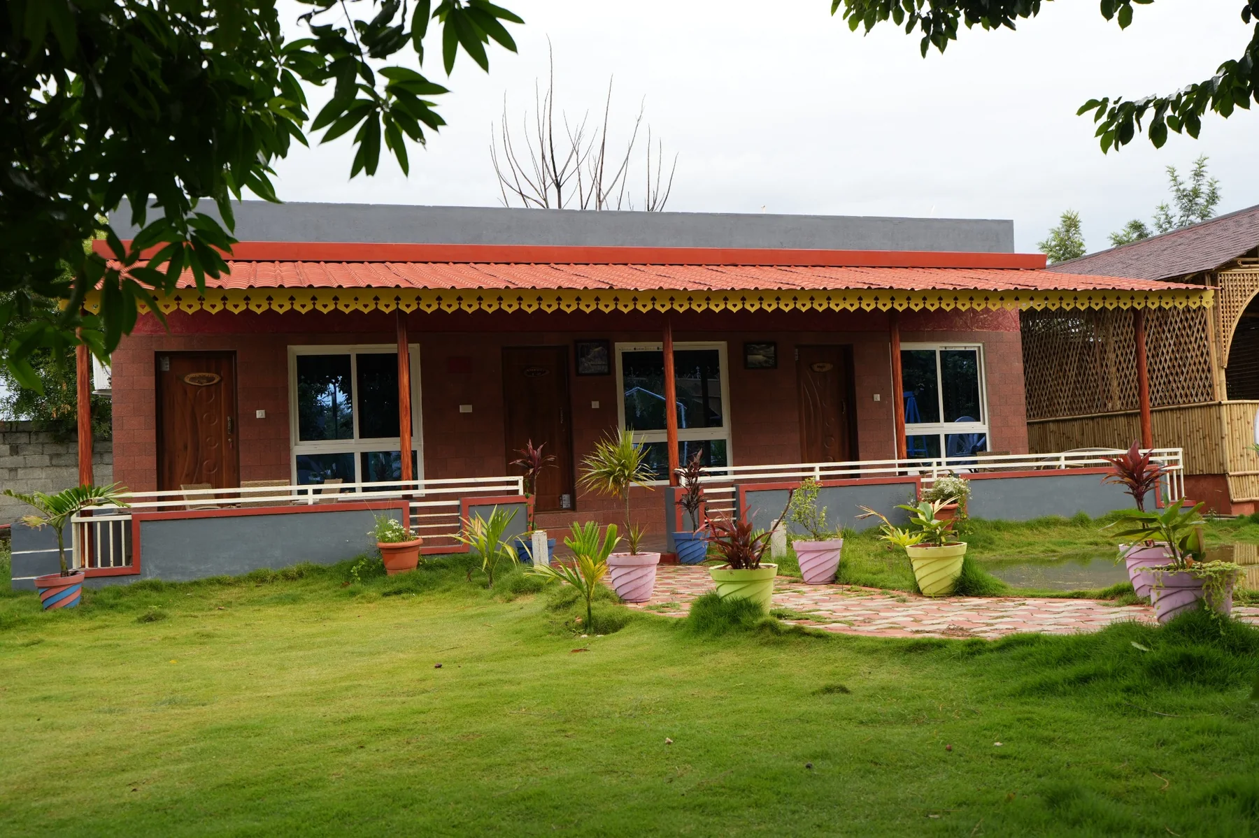 Resort cottage and garden